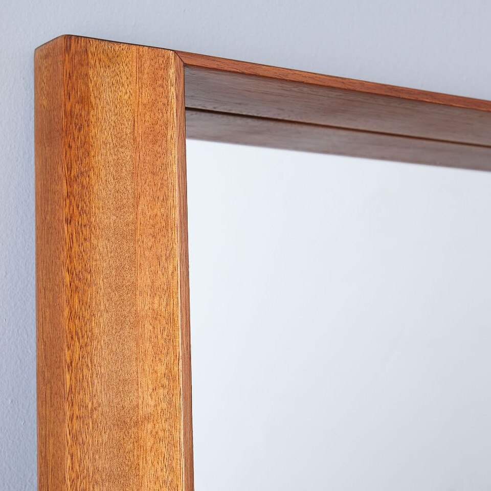 Wood Frame Ledge Floor Mirror West Elm UK